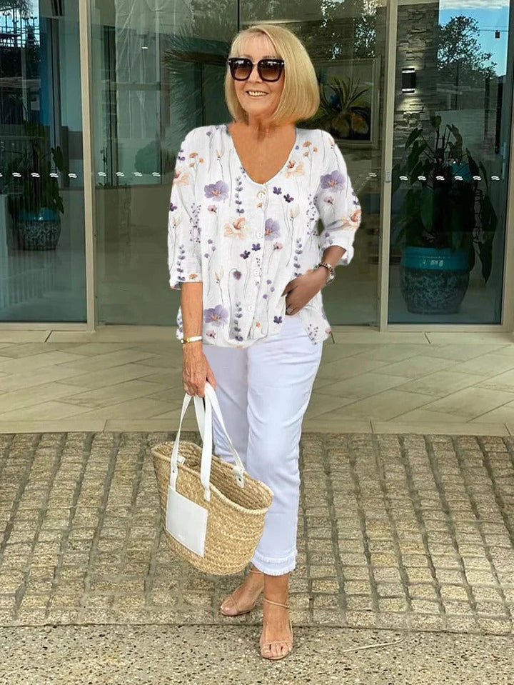 Marjorie | Floral Print Top