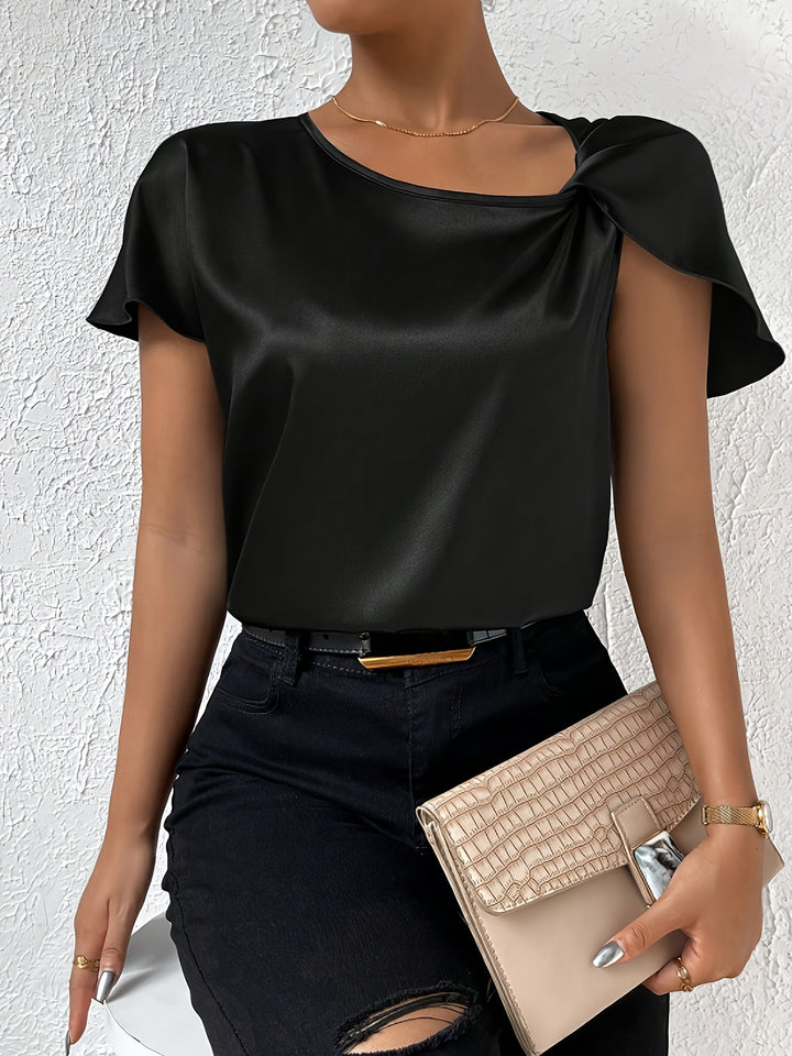 Loretta | Knotted Shoulder Top