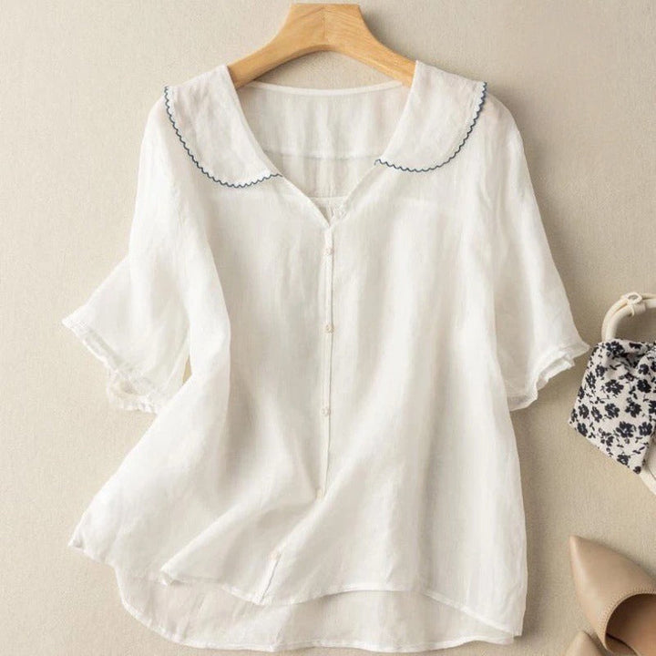 Constance | Vintage Button Detail Blouse