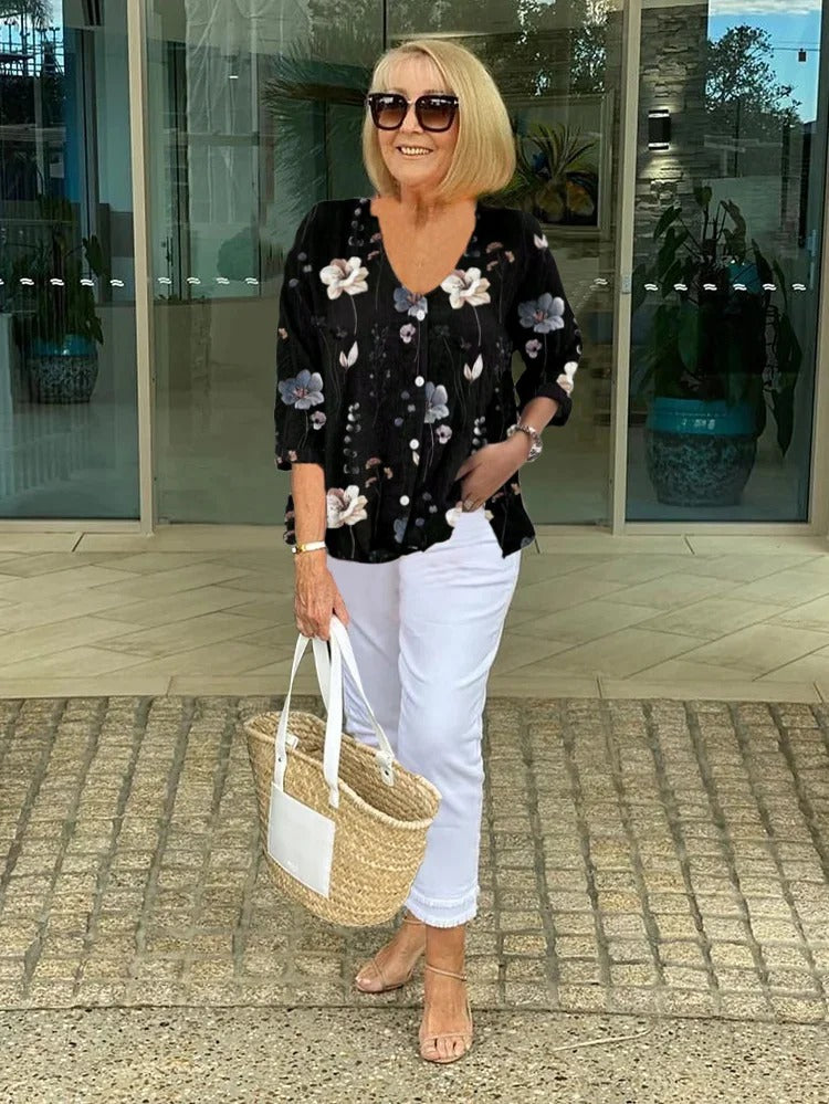 Marjorie | Floral Print Top