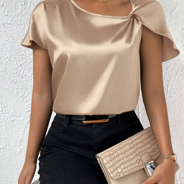 Loretta | Knotted Shoulder Top