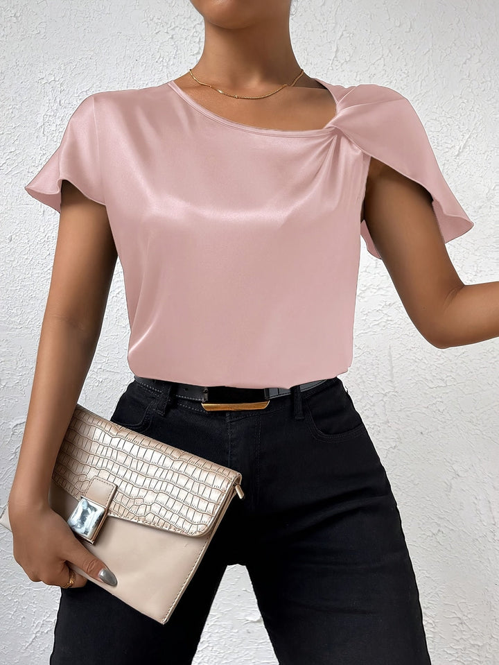 Loretta | Knotted Shoulder Top