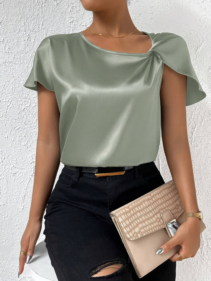 Loretta | Knotted Shoulder Top