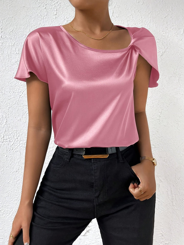 Loretta | Knotted Shoulder Top