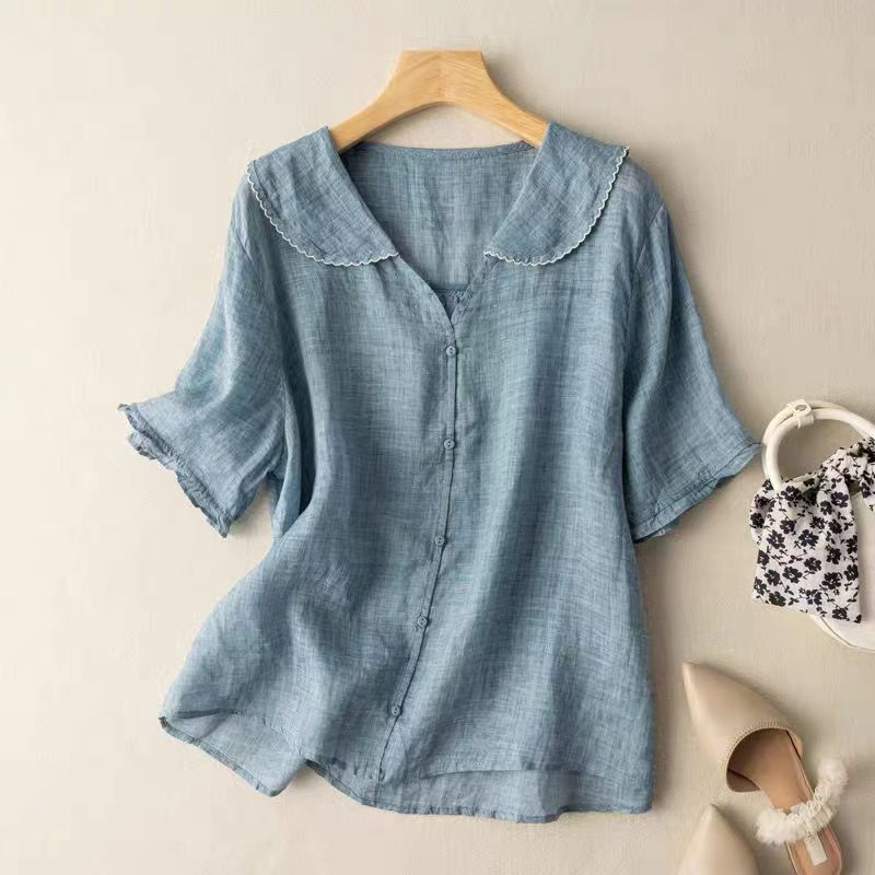 Constance | Vintage Button Detail Blouse