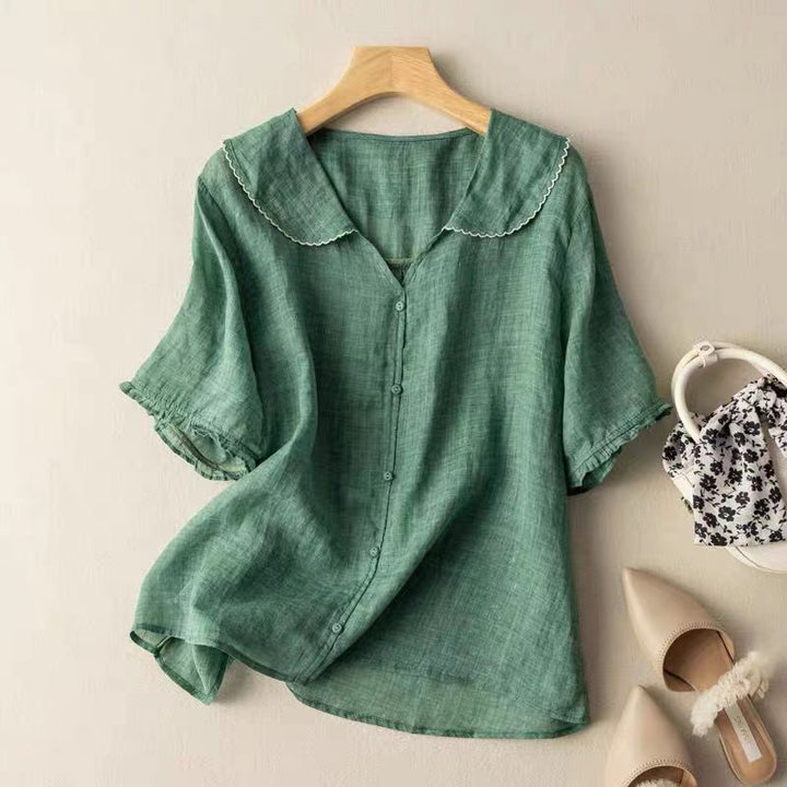 Constance | Vintage Button Detail Blouse