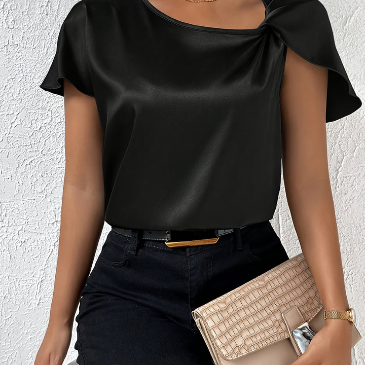 Loretta | Knotted Shoulder Top