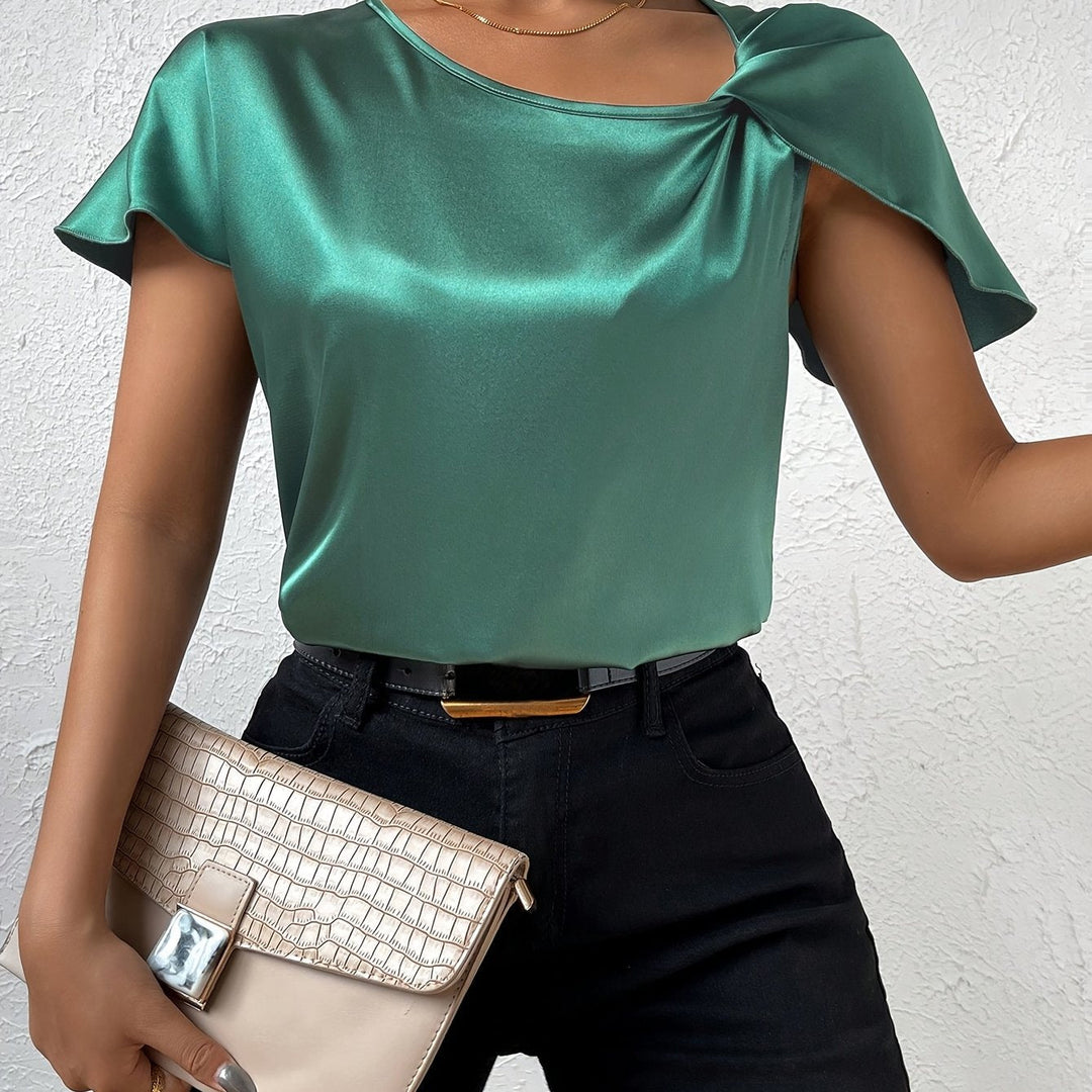 Loretta | Knotted Shoulder Top