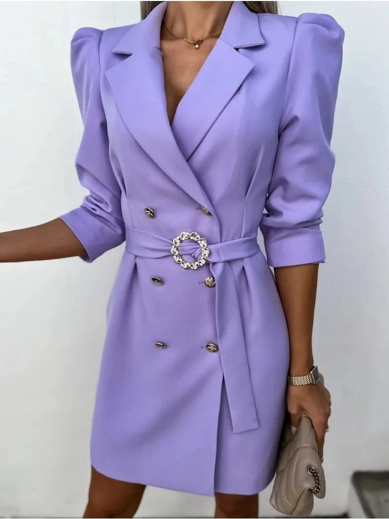 Honorine printed collar midi dress, second view