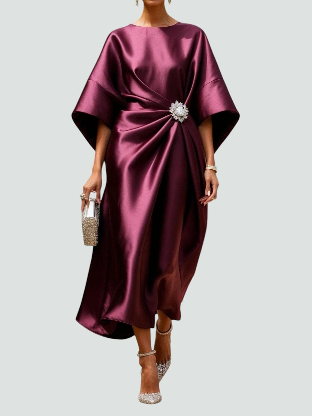 Hortense fitted midi dress, second view