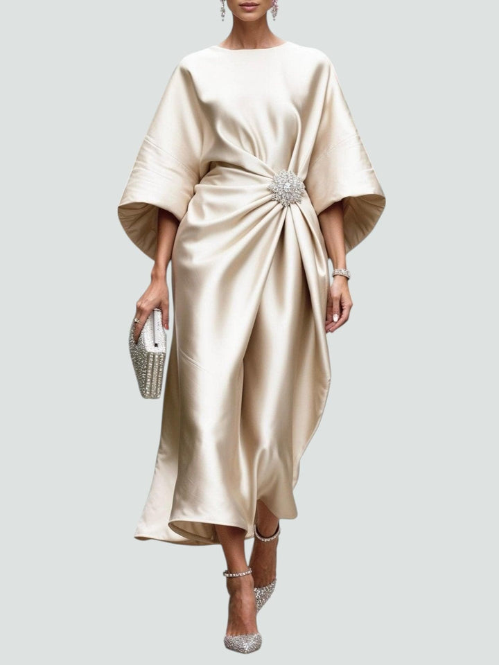 Hortense fitted midi dress, sixth view