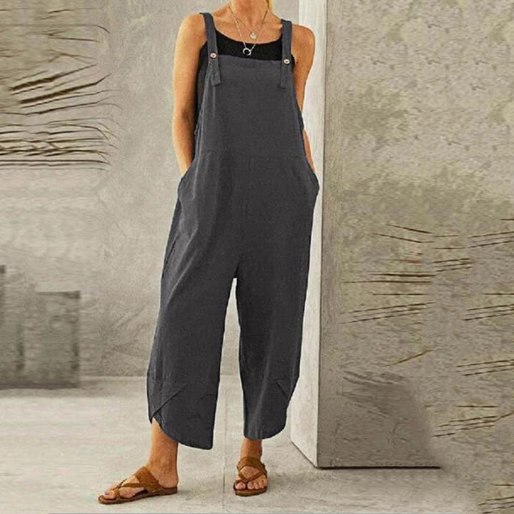 Flavia | Adjustable Strap Wide Leg Jumpsuit - product image 3
