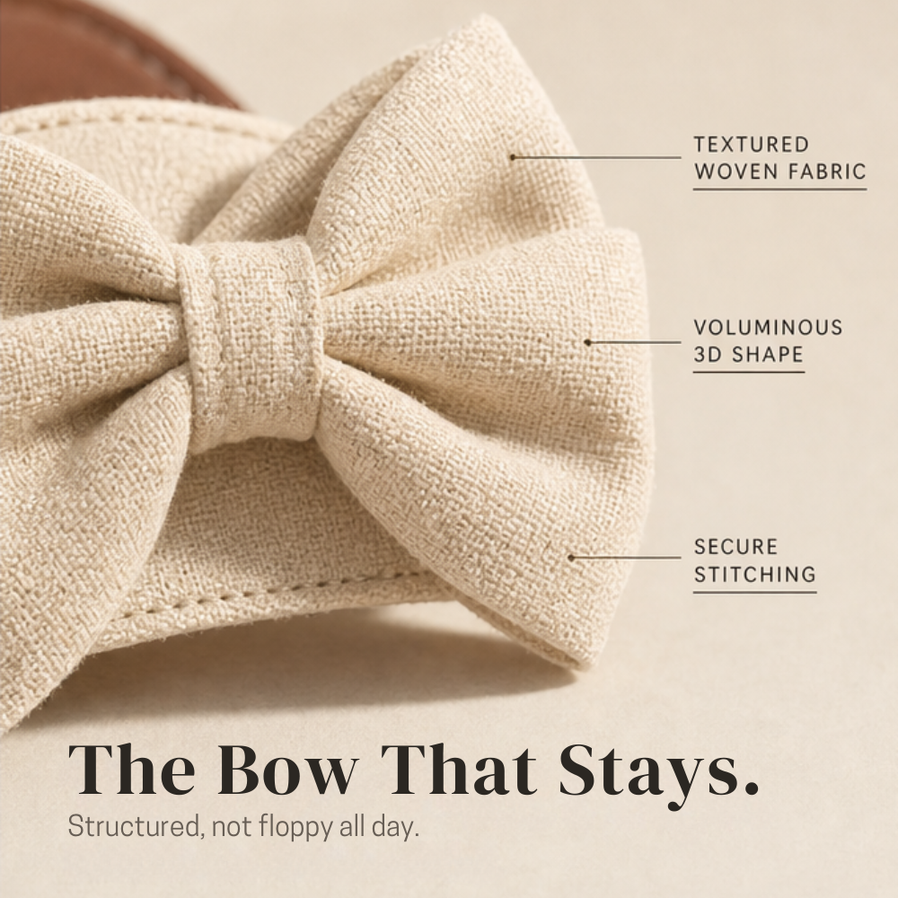 Vennla | Bow Flat Sandals with Pearl Ankle Cuff in product view 8