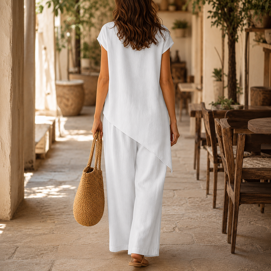 Halvine | Co-ord Set Wide-Leg Pants in product view 3