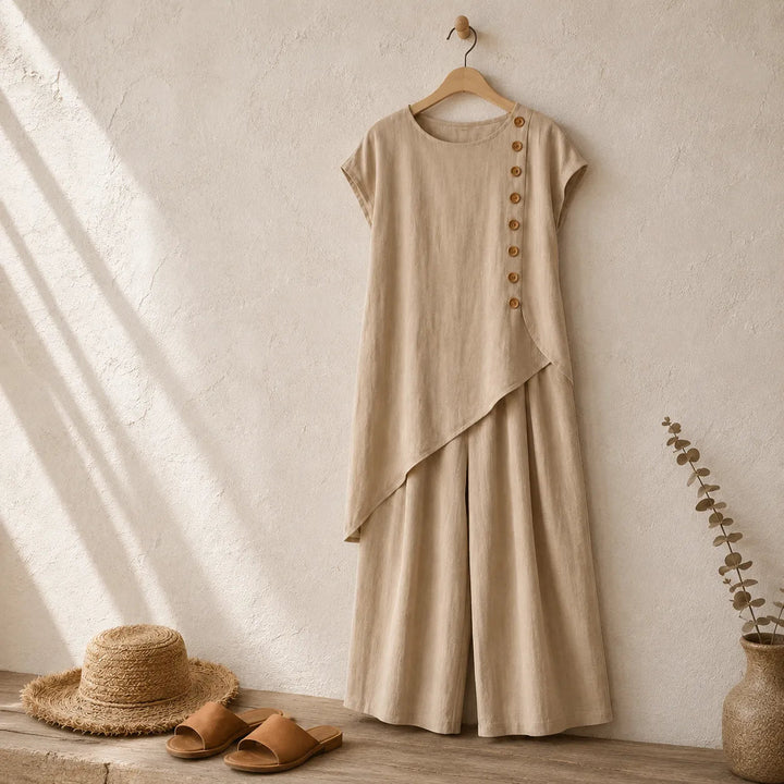 Halvine | Co-ord Set Wide-Leg Pants in product view 7