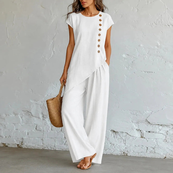 Halvine | Co-ord Set Wide-Leg Pants in product view 11