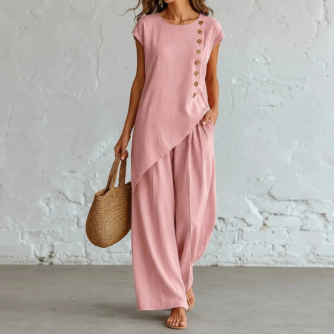 Halvine | Co-ord Set Wide-Leg Pants in product view 12