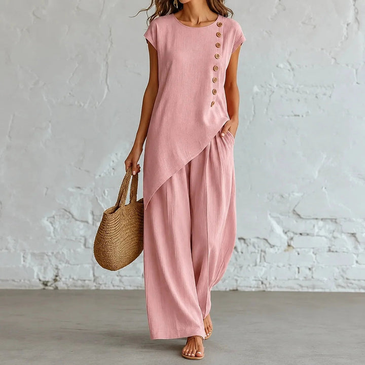 Halvine | Co-ord Set Wide-Leg Pants in product view 12