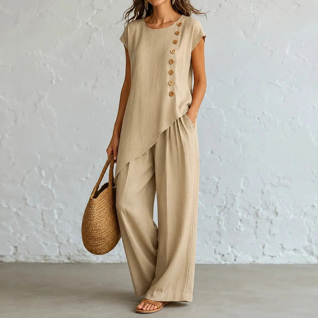 Halvine | Co-ord Set Wide-Leg Pants in product view 13