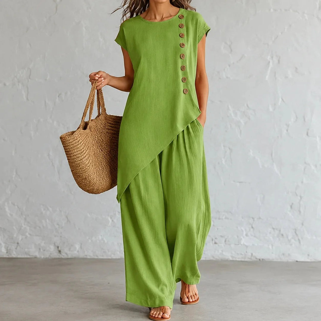 Halvine | Co-ord Set Wide-Leg Pants in product view 14