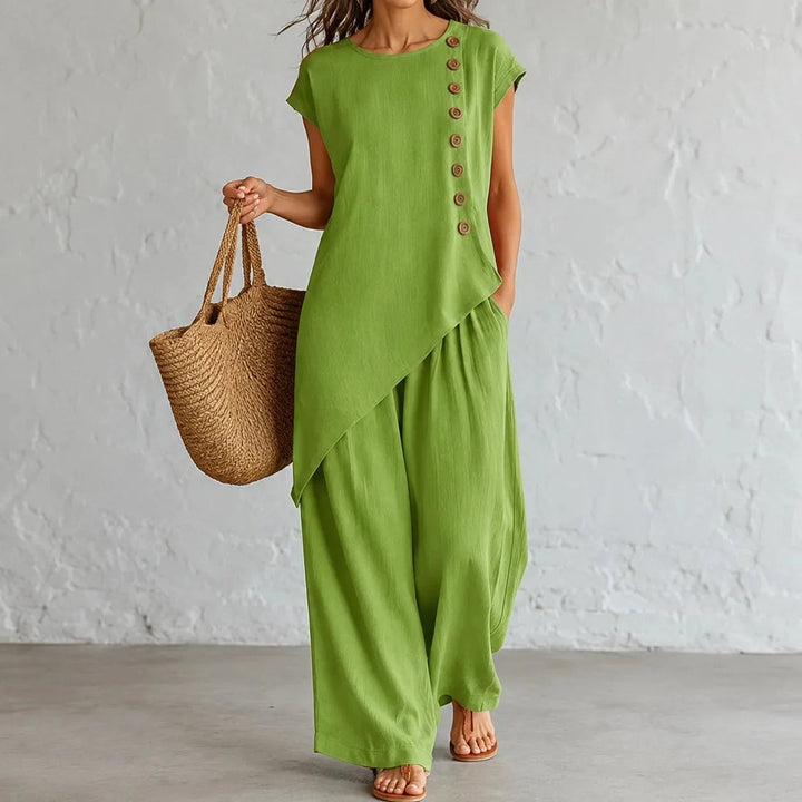 Halvine | Co-ord Set Wide-Leg Pants in product view 14