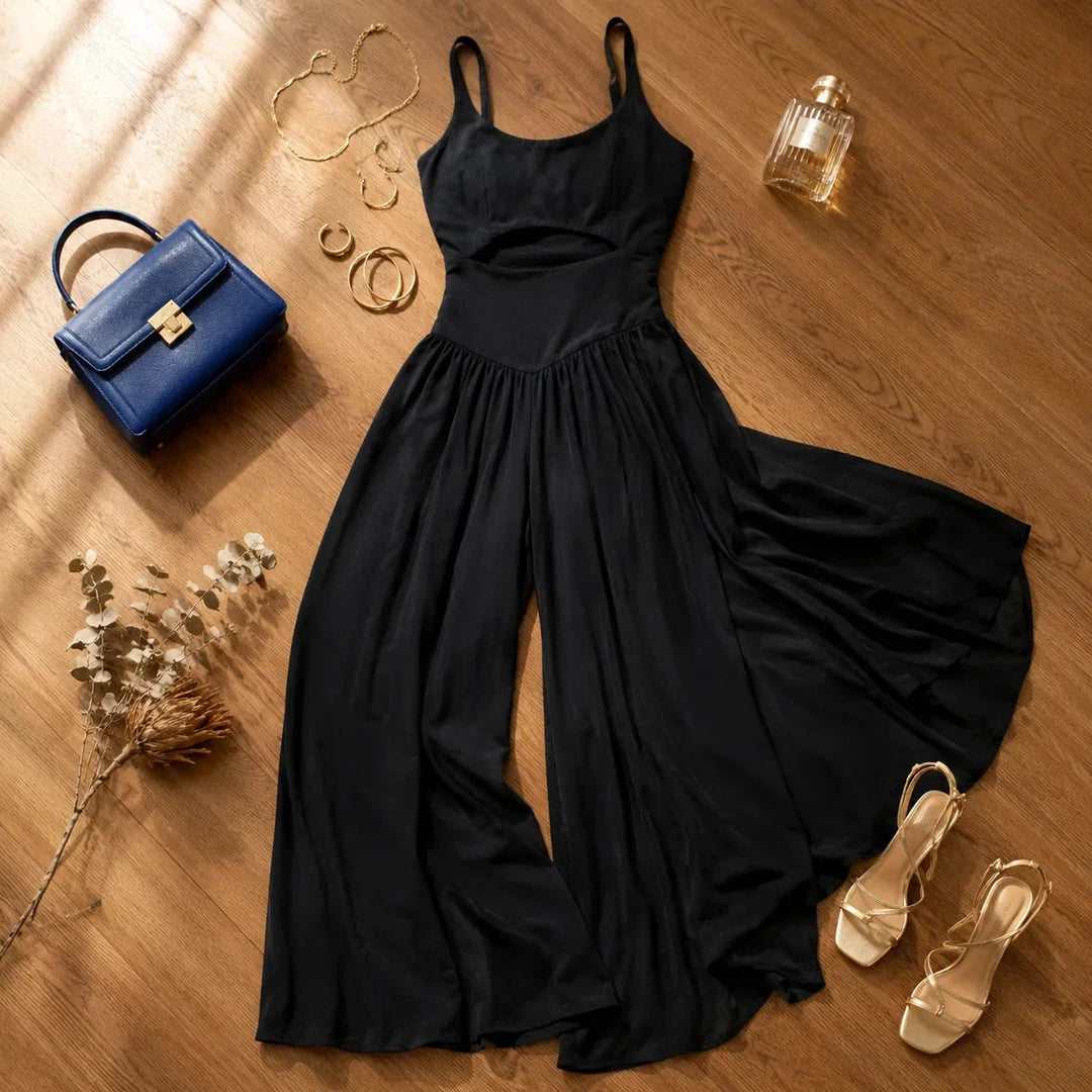 Calveth | Cutout Wide Leg Jumpsuit in product view 6
