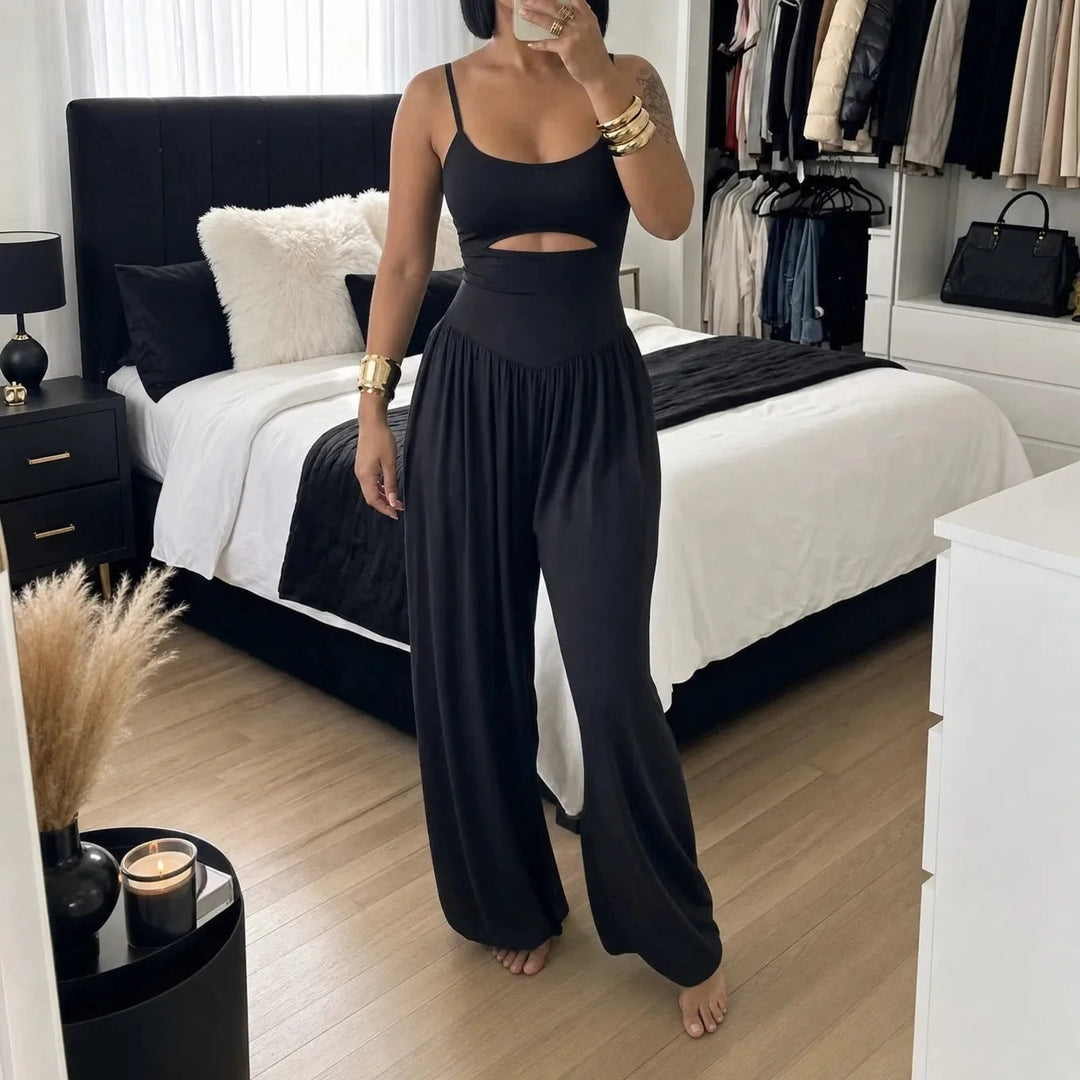 Calveth | Cutout Wide Leg Jumpsuit in product view 11