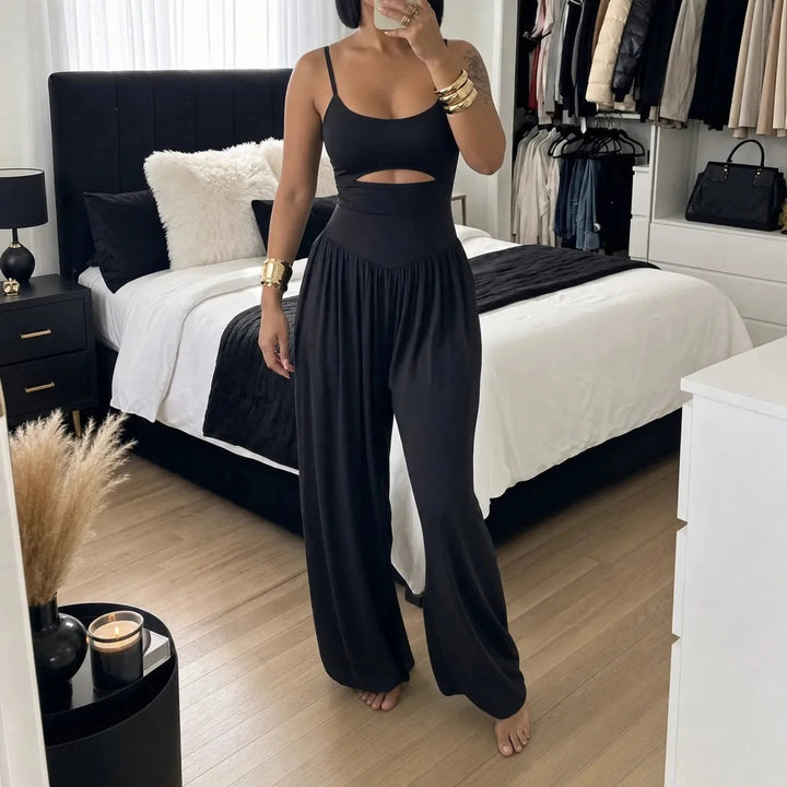 Calveth | Cutout Wide Leg Jumpsuit in product view 11