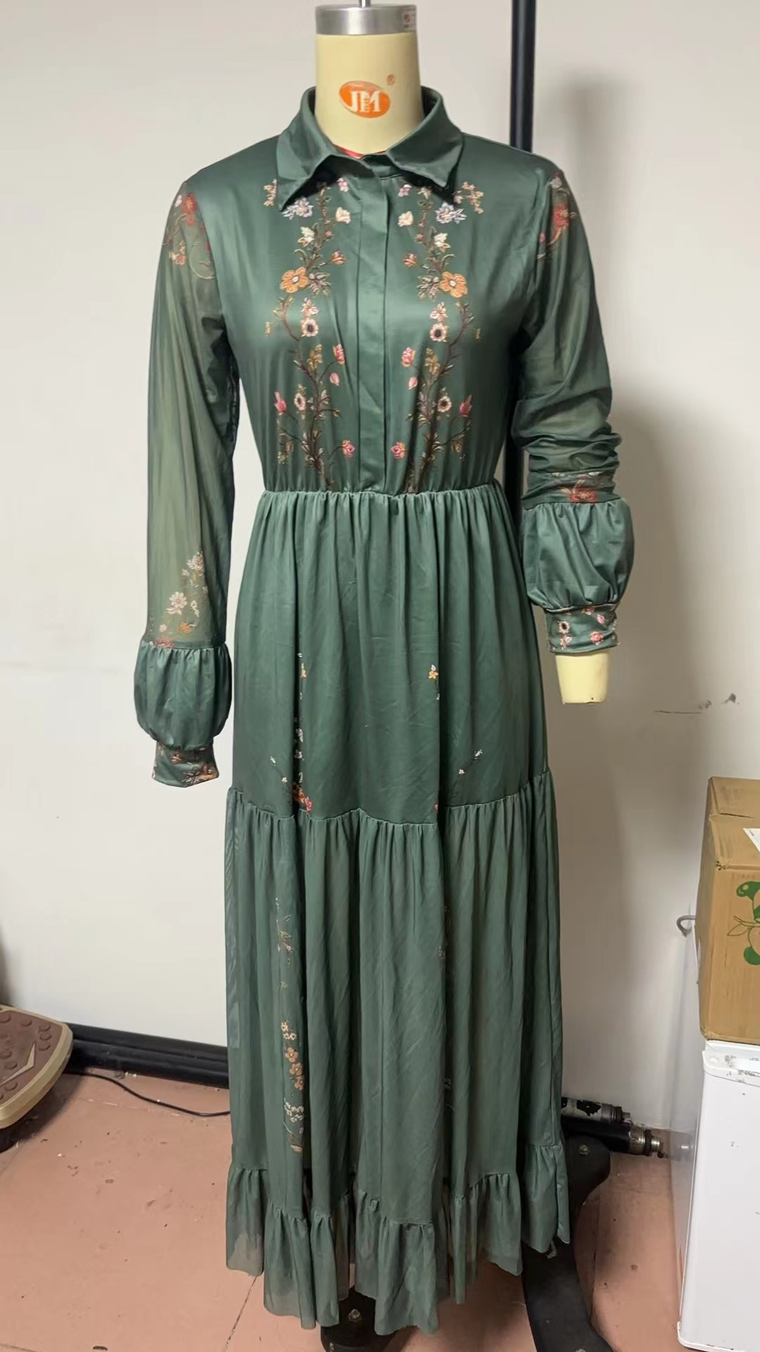 Danae boho maxi dress, front view
