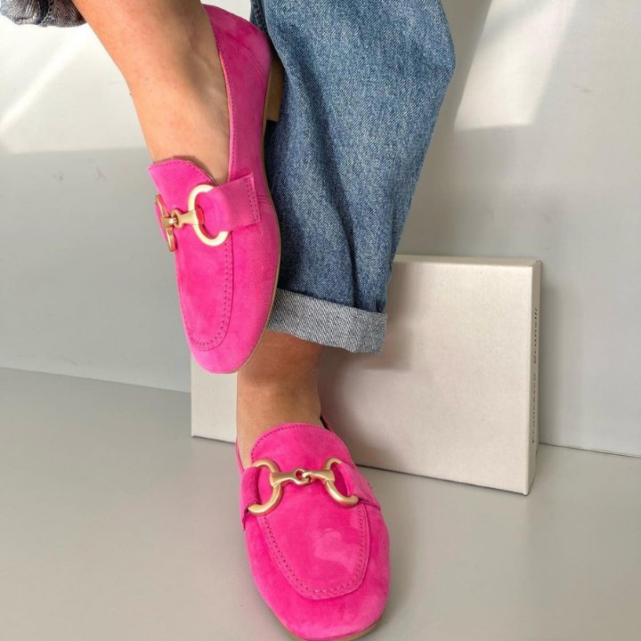 Erika | Suede Horsebit Loafers