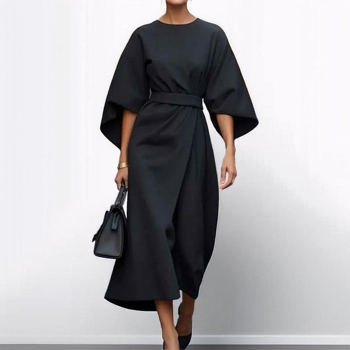 Eulalia satin batwing sleeve maxi dress, second view
