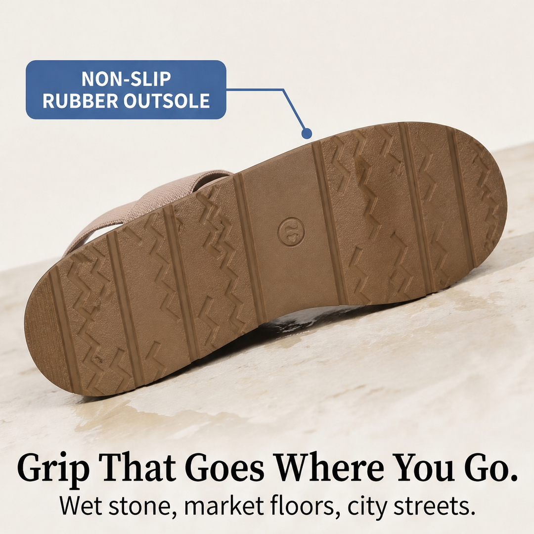 Delwyn | Flat Sandals with Elastic Straps in product view 8