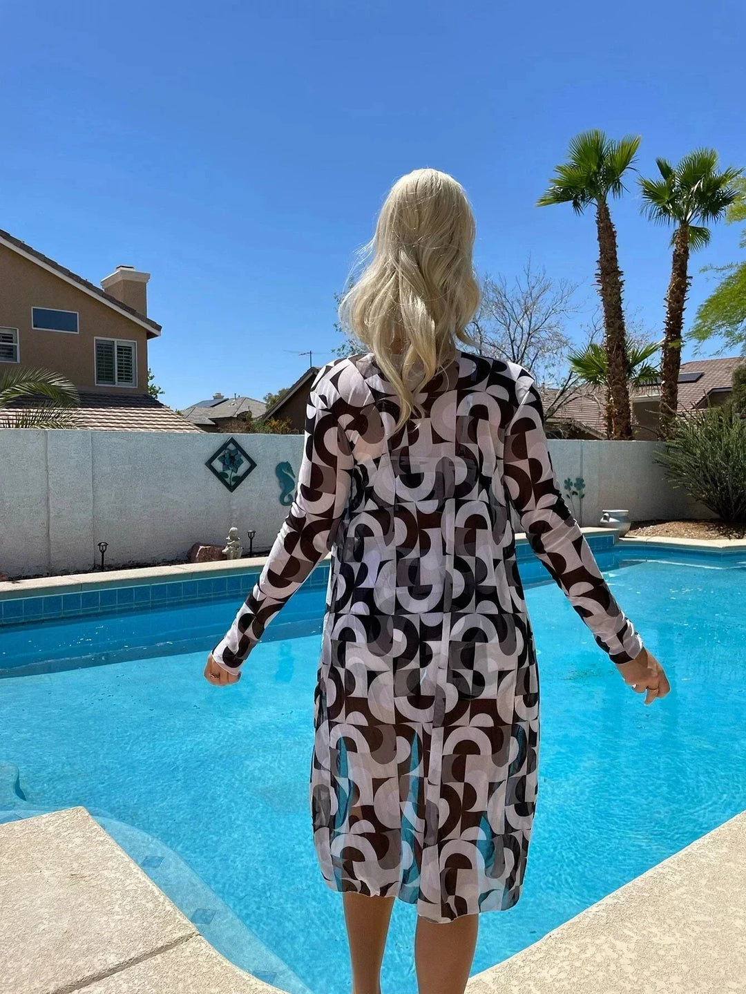 Amalfi | High-Waist Bikini Set with Cover-Up in product view 6