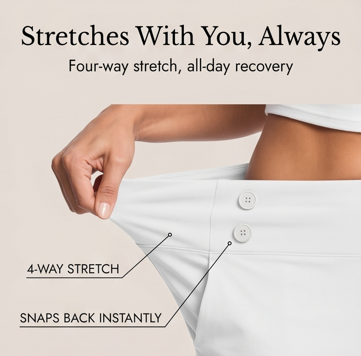 Darvell | High-Waist Stretch Capri Pants in product view 7