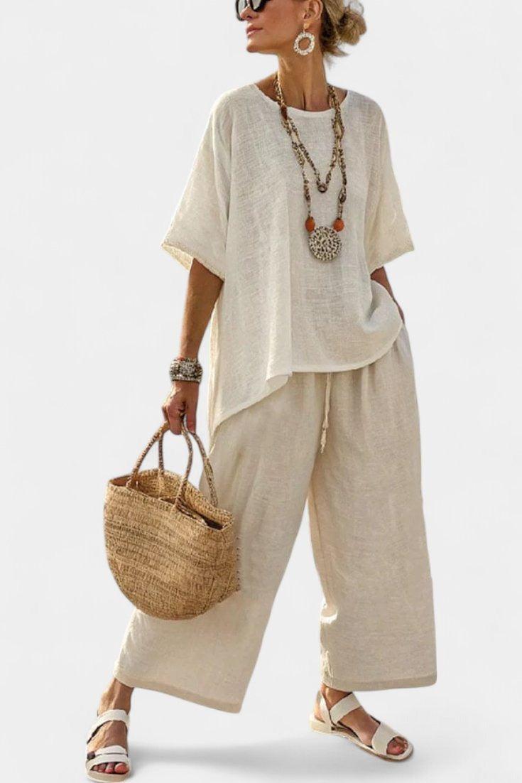 Jacqueline | Relaxed Top Wide Leg Pants Set - product image 1