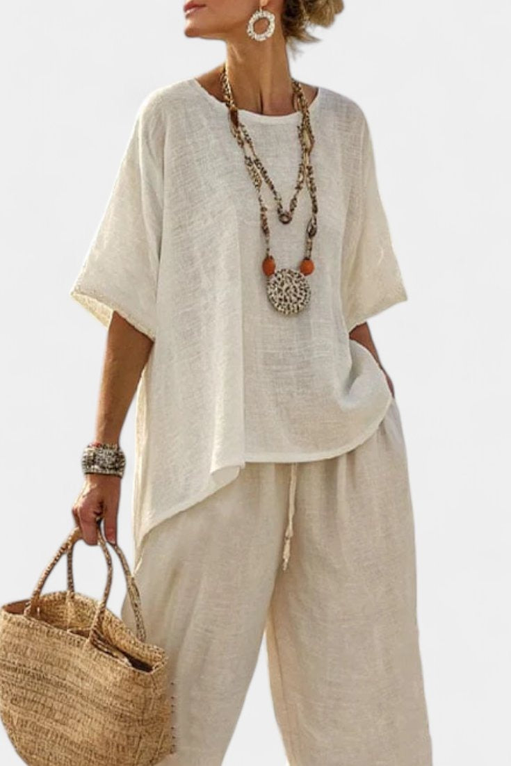 Jacqueline | Relaxed Top Wide Leg Pants Set - product image 2