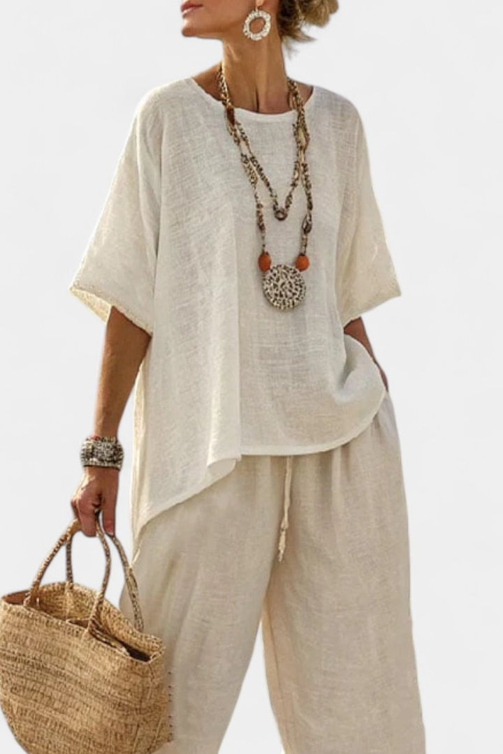 Jacqueline | Relaxed Top Wide Leg Pants Set - product image 2