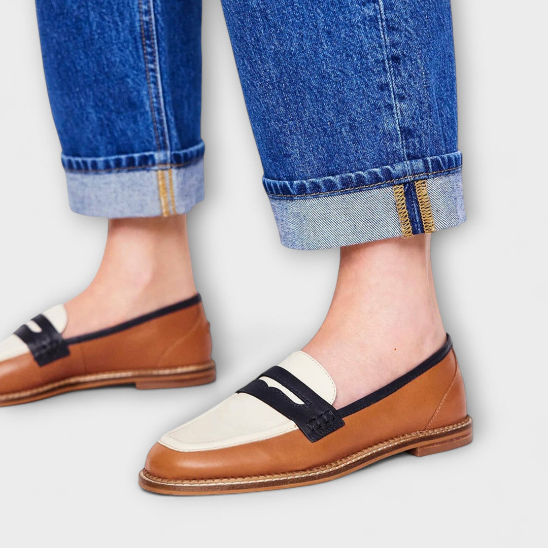 Leontine | Classic Contrast Loafers