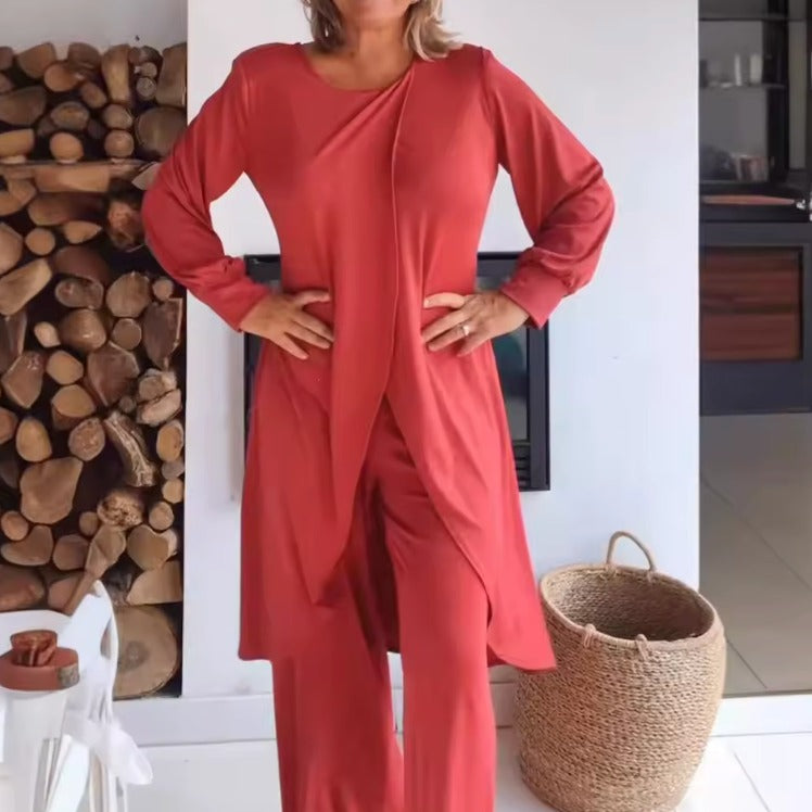 Emmeline | Long Sleeve Wide Leg Lounge Set - product image 8