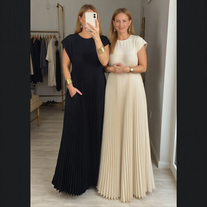 Gwendoline | Pleated Maxi Dress in product view 10