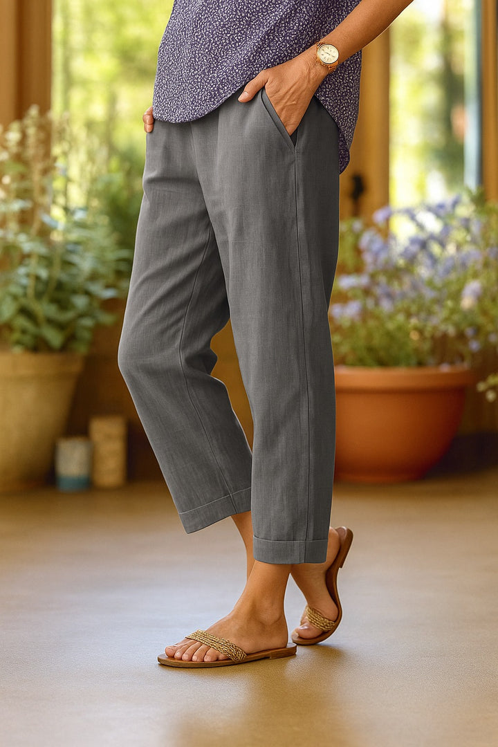 Maelys | Relaxed Wide Leg Summer Trousers - product image 2