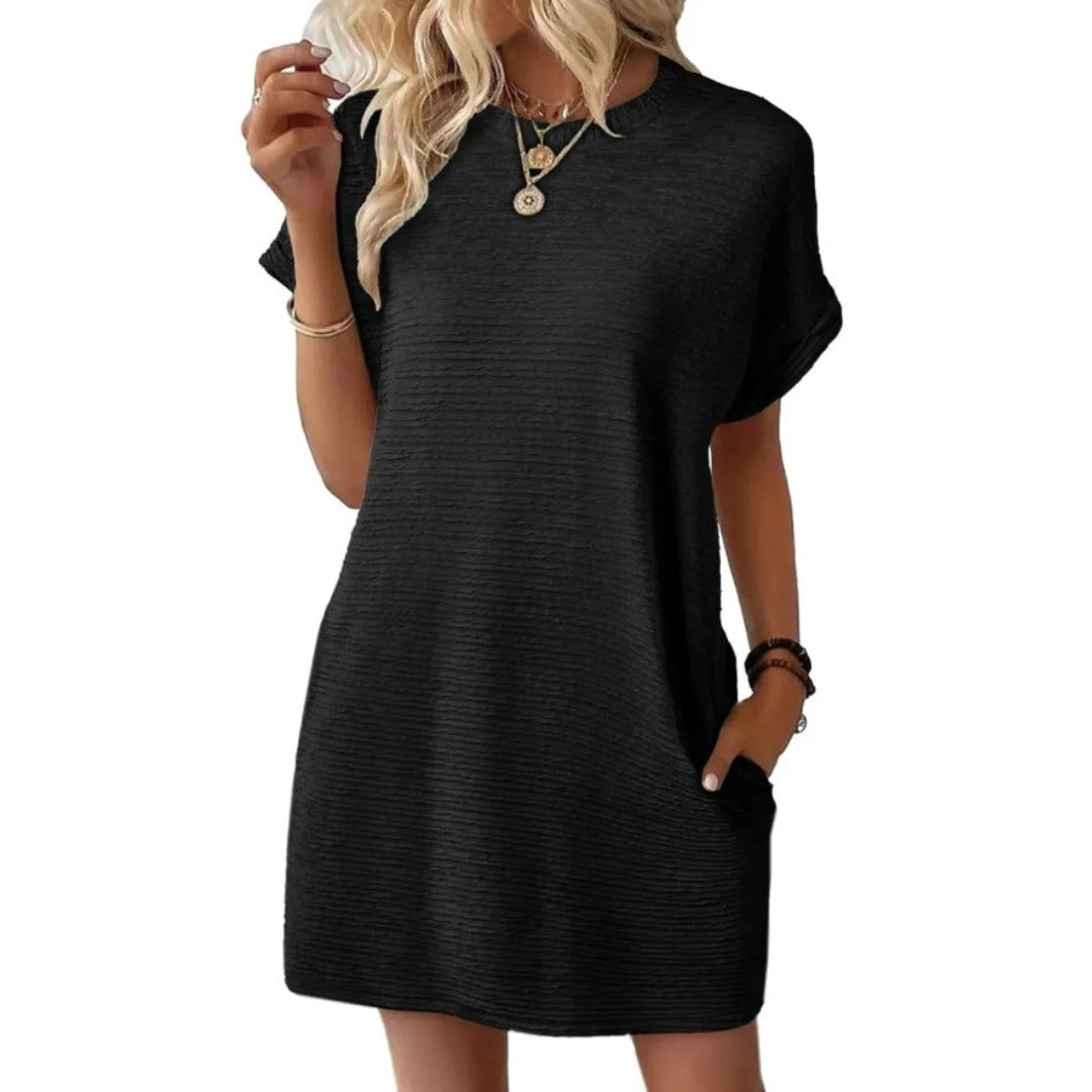 Honorine | Round Neck T-Shirt Mini Dress - product image 9