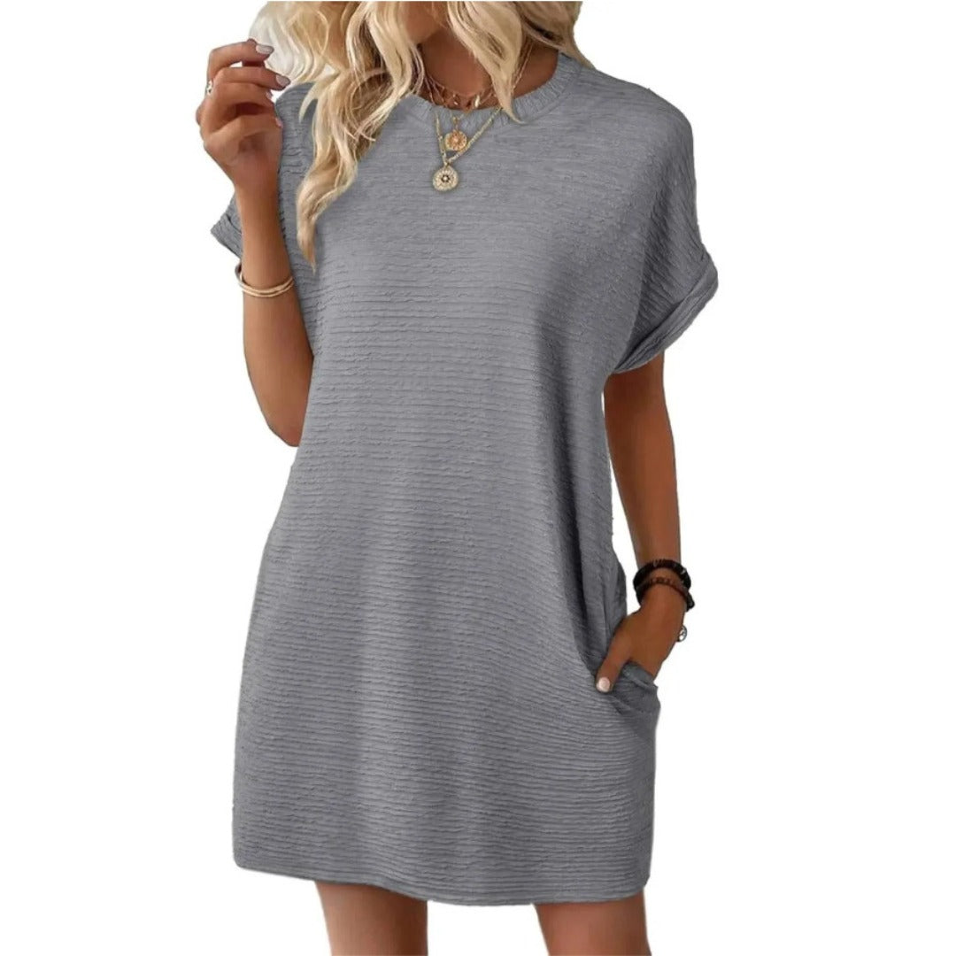 Honorine | Round Neck T-Shirt Mini Dress - product image 10
