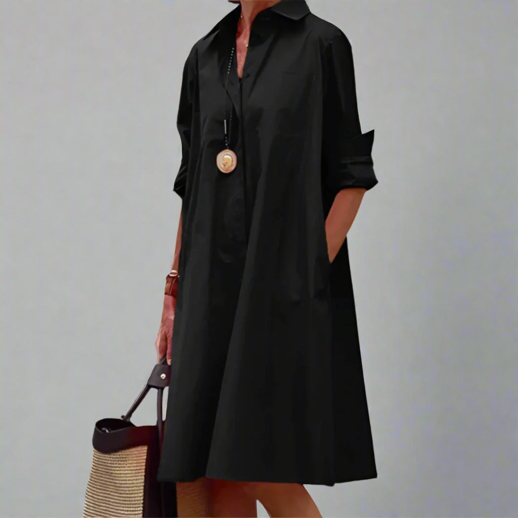 Ginevra | Short Sleeve Polo Midi Dress - product image 2