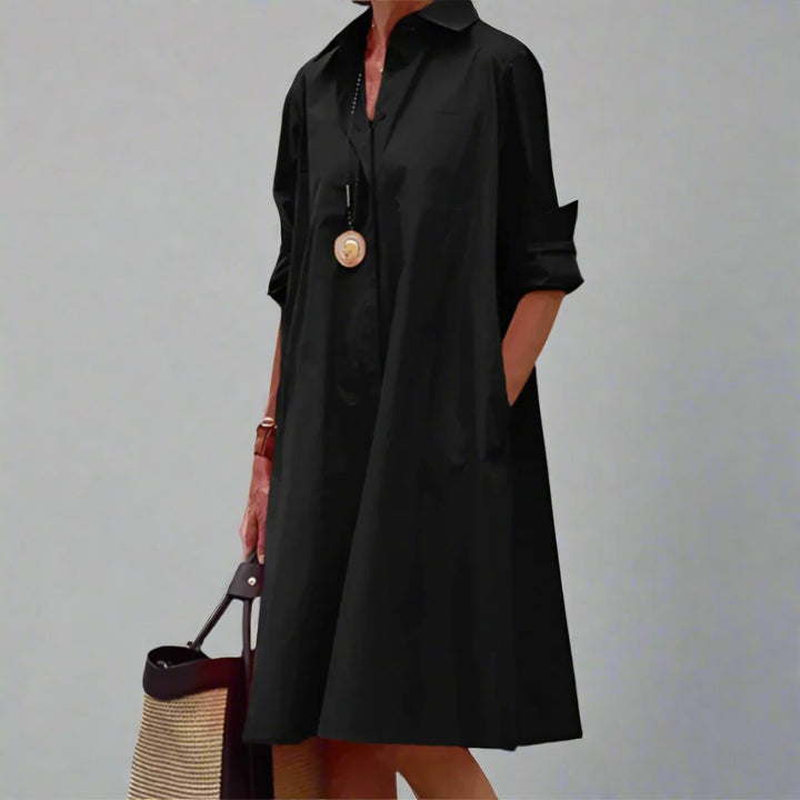Ginevra | Short Sleeve Polo Midi Dress - product image 2