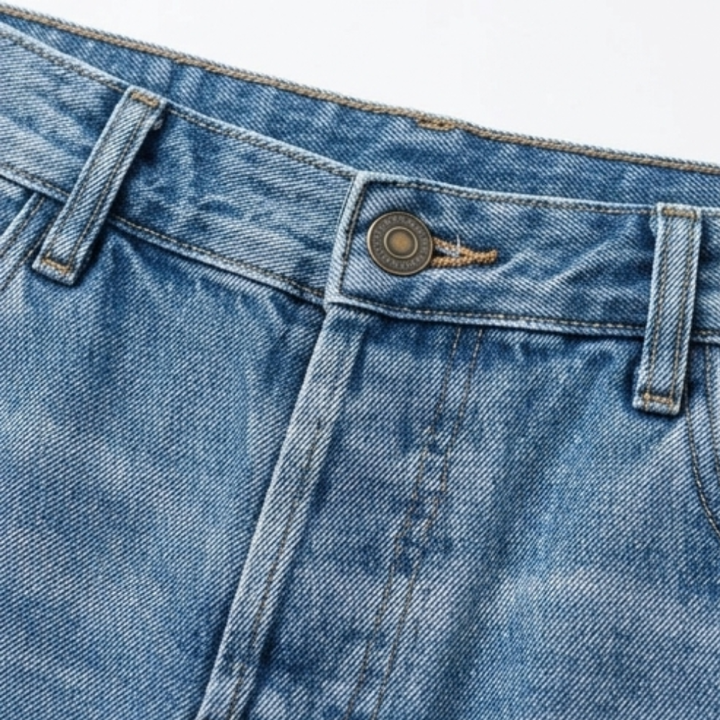 Renata | Straight Leg Cropped Raw Hem Jeans in product view 8