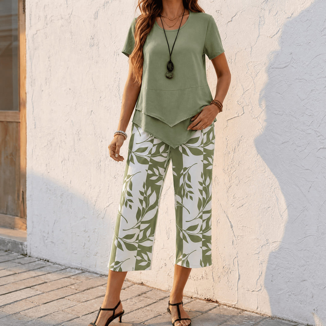 Merewyn | Two-Piece Tunic and Wide Leg Pants Set in product view 13