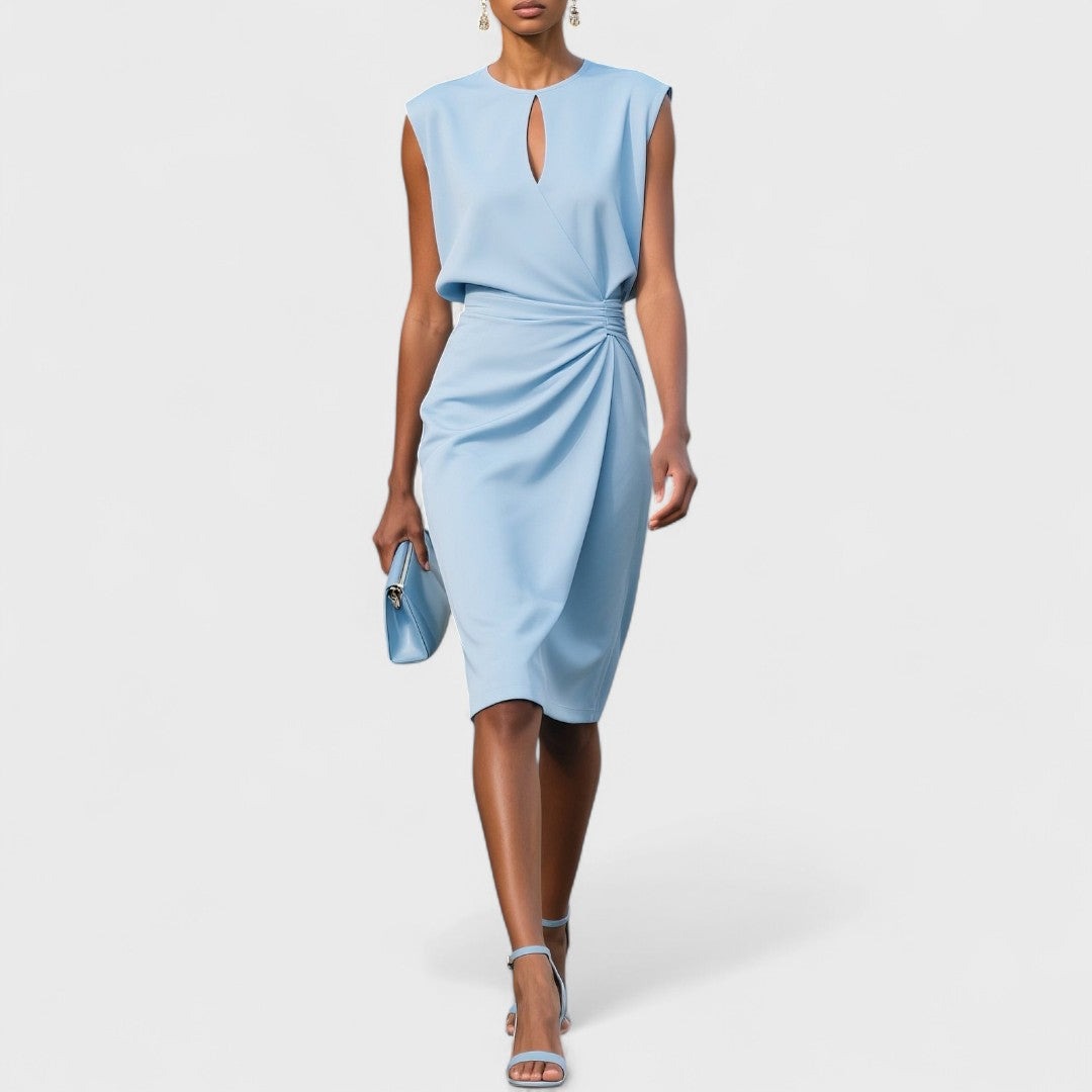 Lisette | V-Neck A-Line Midi Dress - product image 1