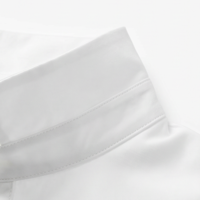 Brennie | White Oversized Button-Down Blouse in product view 8