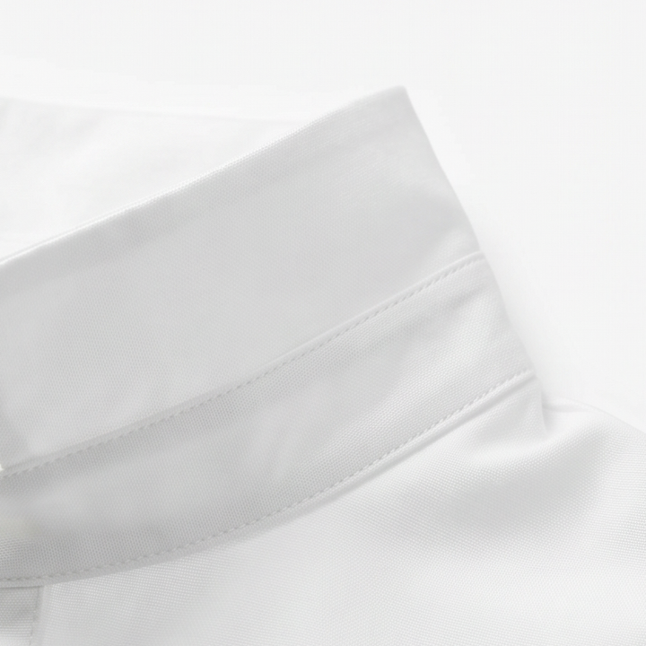 Brennie | White Oversized Button-Down Blouse in product view 8